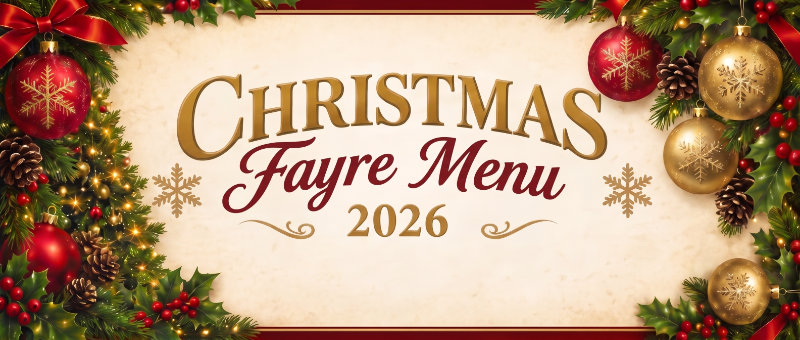 Christmas menu 2026